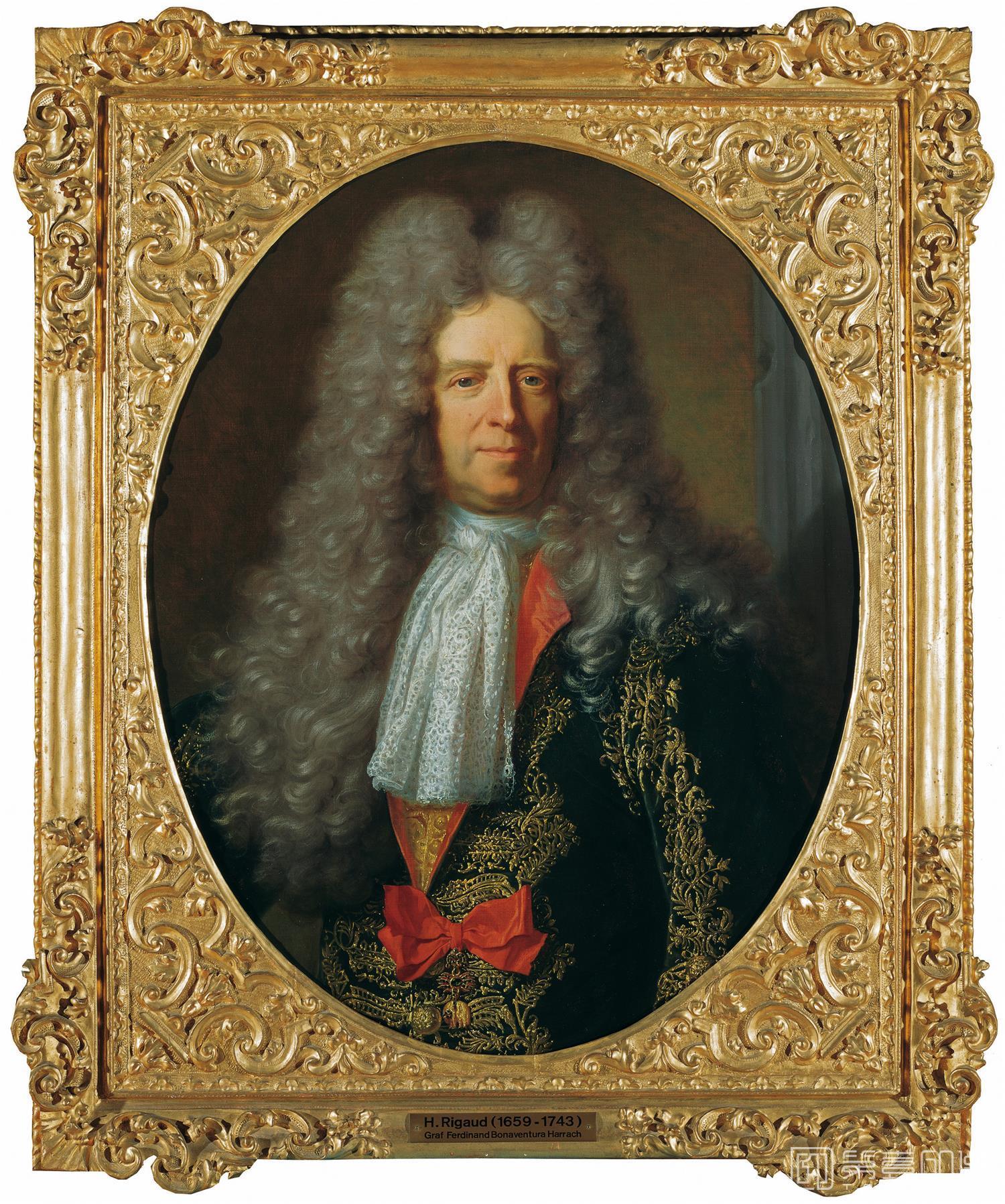 油画-列支敦士登皇家美术馆-Hyacinthe RigaudCount Ferdinand Bonaventura Harrach-224